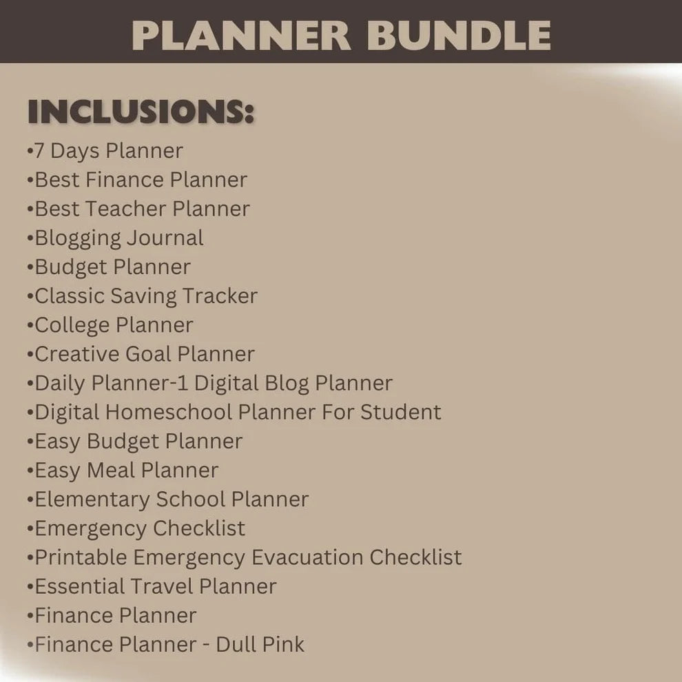 15M+ Digital Product and Planner Bundle FLASH SALE