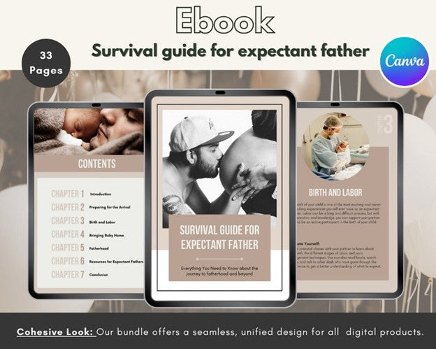 Baby Bundle Templates/Baby Shower Templates/ Milestone Cards
