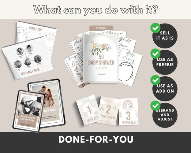 Baby Bundle Templates/Baby Shower Templates/ Milestone Cards