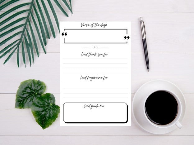 Devotional Prayer Journal/Daily Faith/Bible Study/Canva Templates/Goodnotes/Prayer Journal
