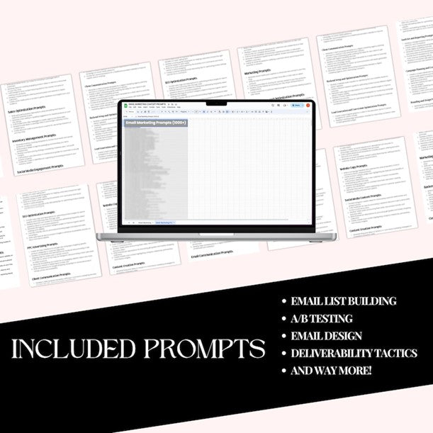 Email Marketing ChatGPT Prompts/Bonus Ai Prompt Guides