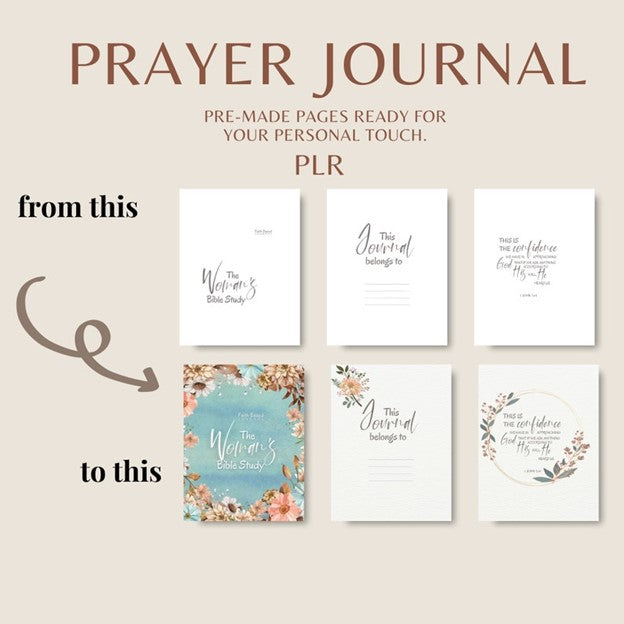 Prayer Journal for Woman Printable/Faith Base Planner/Bible Study Printable