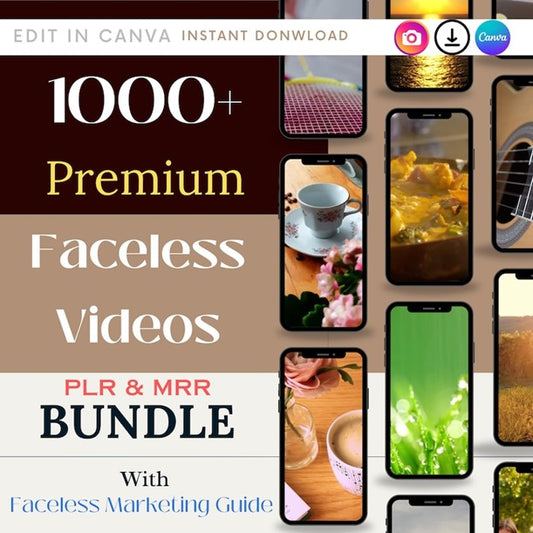 1000+ Premium Faceless Videos & Reels