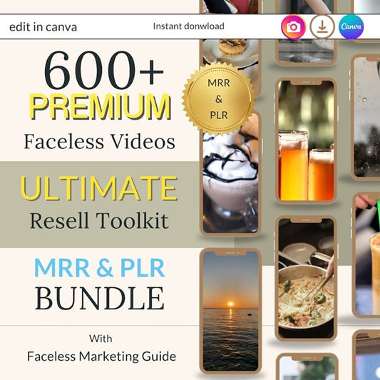 600+ Premium Faceless Videos