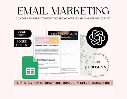 Email Marketing ChatGPT Prompts/Bonus Ai Prompt Guides