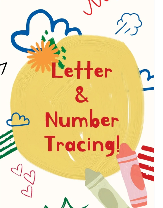 269 Pg Letter & Number Tracing Workbook