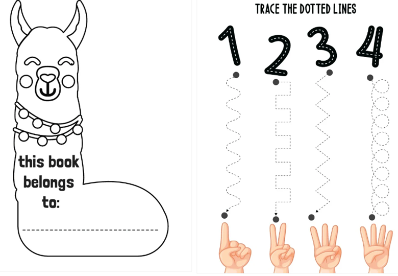 269 Pg Letter & Number Tracing Workbook