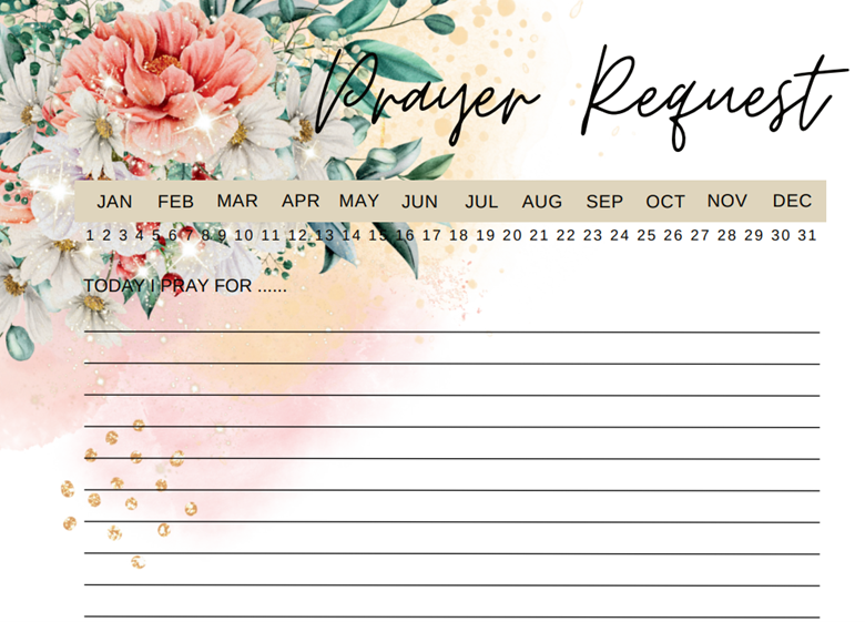 24 Week Prayer Journal for Women
