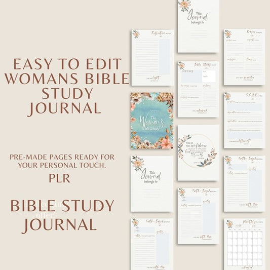 Prayer Journal for Woman Printable/Faith Base Planner/Bible Study Printable