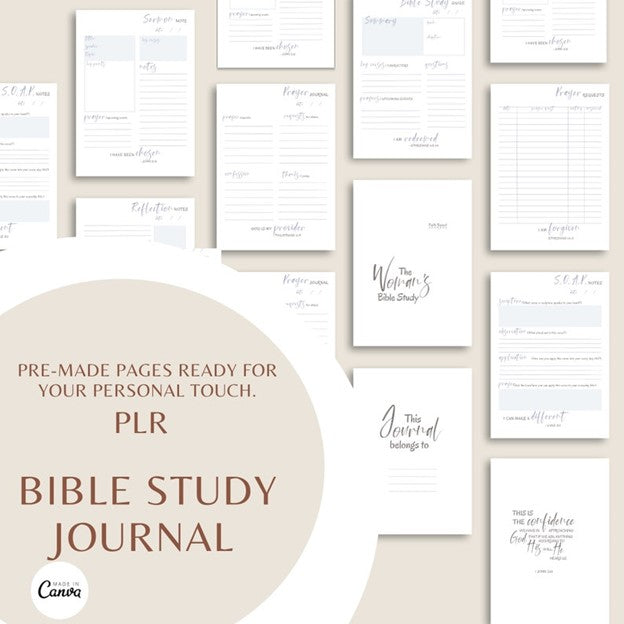 Prayer Journal for Woman Printable/Faith Base Planner/Bible Study Printable