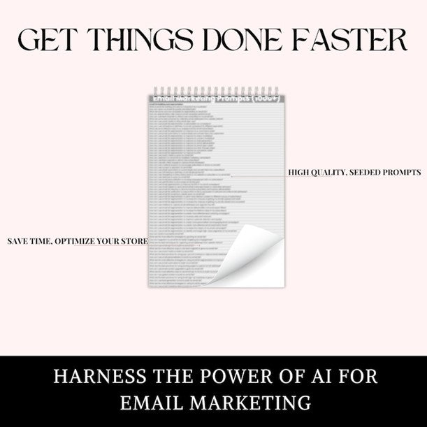 Email Marketing ChatGPT Prompts/Bonus Ai Prompt Guides